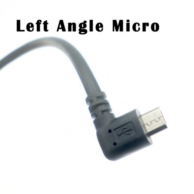 Customized 1m 2m 3m 5m 90° angolo sinistro Micro B 5p a USB A Male Cable 1