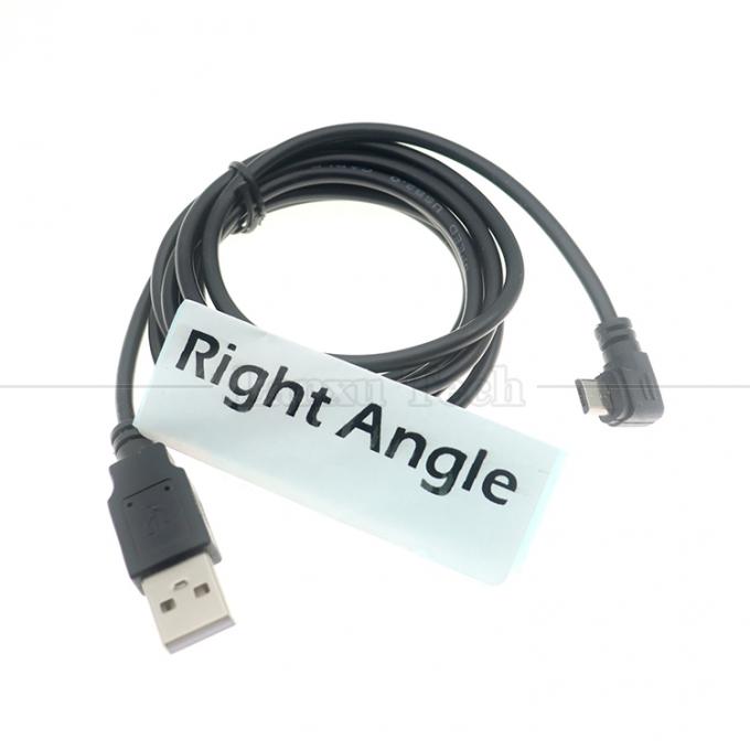 Personalizzazione 1m 2m 3m 90° angolo destro Micro B V8 connettore a cavo di carica dati USB estensione 1