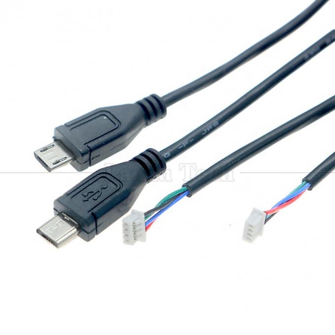 OEM Micro USB personalizzato per JST 4 pin 1.25mm Pitch Cable 0