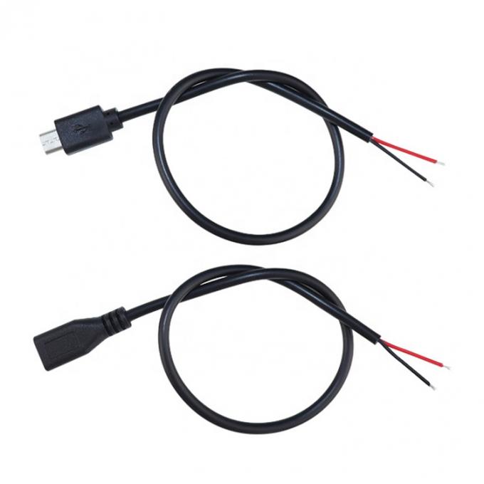Corrente pesante 20AWG 5A fili nudi riparazione aperta Micro USB cavo pigtail per Raspberry Pi sensore 6