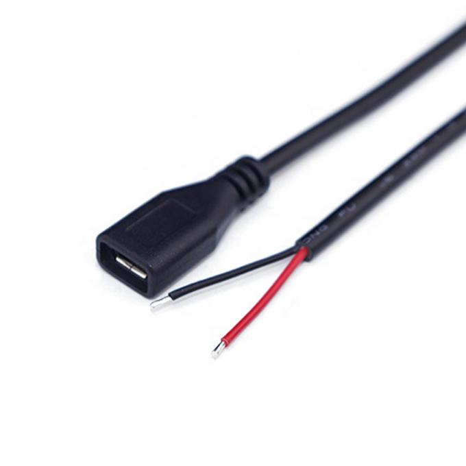 OEM Data Charging 2 4 Core Micro USB Maschio Femmina per aprire fili nudi Cavo pigtail 3