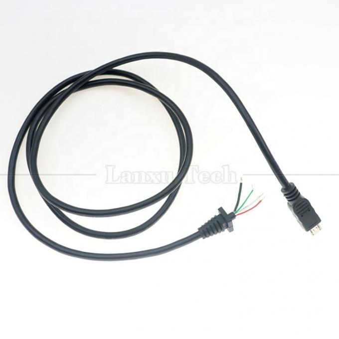 Carica dati personalizzata Micro USB blindato per aprire cavo di caricabatterie a coda di porcellino 3