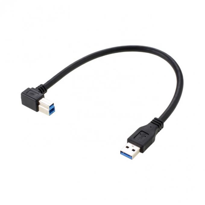 Alta velocità 5Gbps 90 gradi angolo destro USB 3.0 da maschio a USB tipo B Cavo per stampante Epson HP 1