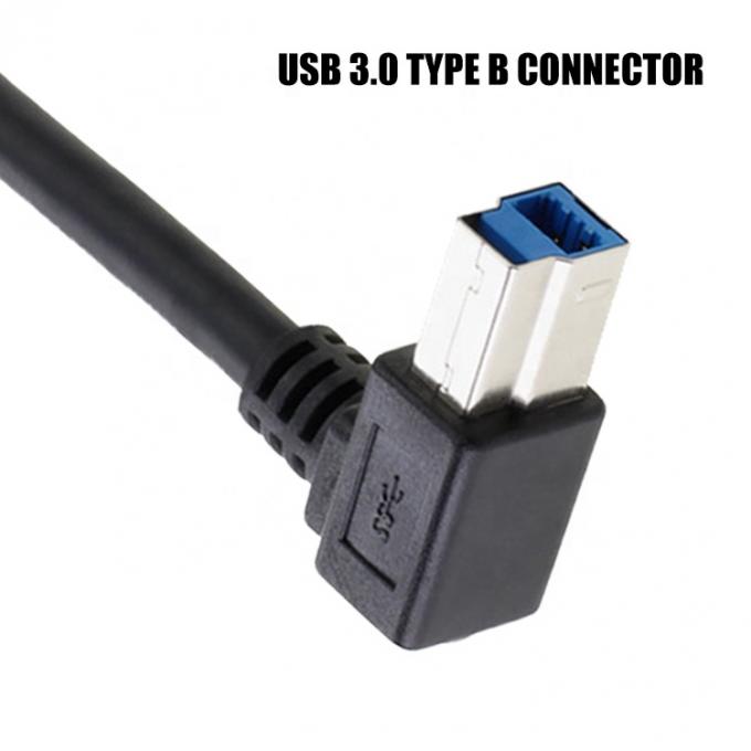 Alta velocità 5Gbps 90 gradi angolo destro USB 3.0 da maschio a USB tipo B Cavo per stampante Epson HP 3