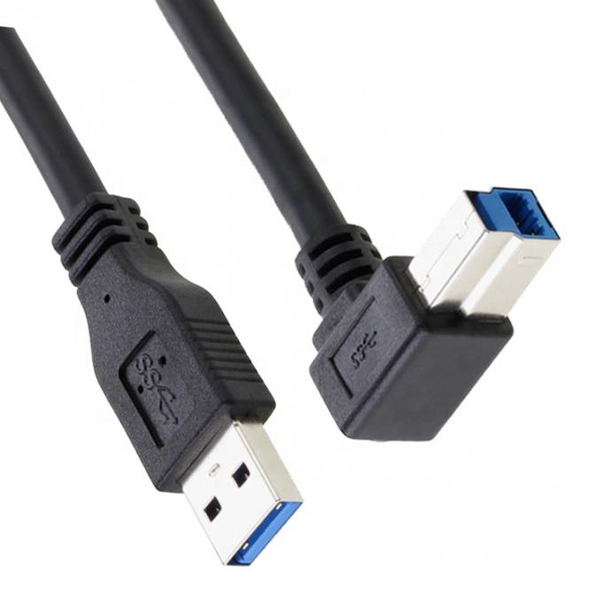 Alta velocità 5Gbps 90 gradi angolo destro USB 3.0 da maschio a USB tipo B Cavo per stampante Epson HP 5