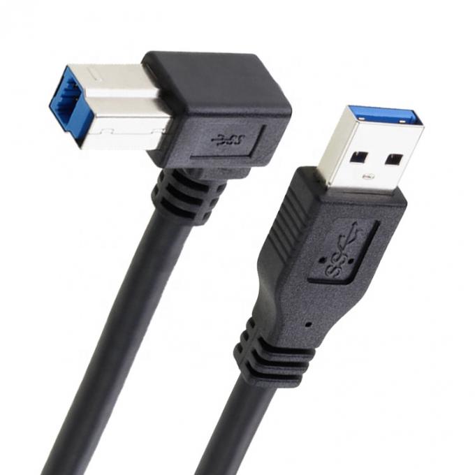 Alta velocità 5Gbps 90 gradi angolo destro USB 3.0 da maschio a USB tipo B Cavo per stampante Epson HP 6