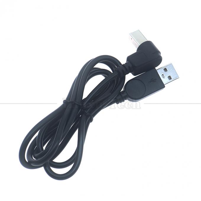 90 gradi angolo retto tipo A maschio a B maschio cavo di estensione del connettore della stampante USB 2.0 0