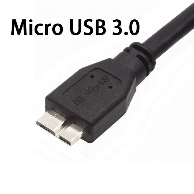 Carica dati ad alta velocità 5 Gbps Micro USB 3.0 Cavo da A a Micro B per Samsung Sdd Hdd Hard Disk 3