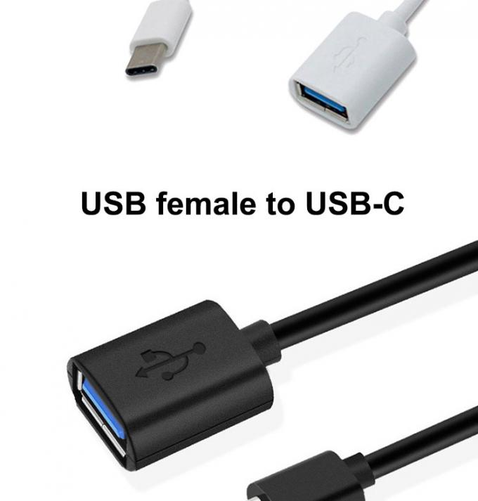 USB tipo C Maschio a USB 2.0 Un cavo di adattatore OTG femminile per telefono portatile 1