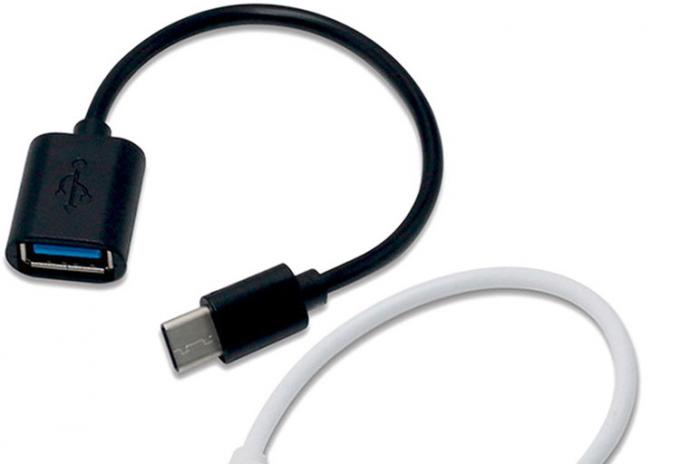 USB tipo C Maschio a USB 2.0 Un cavo di adattatore OTG femminile per telefono portatile 0