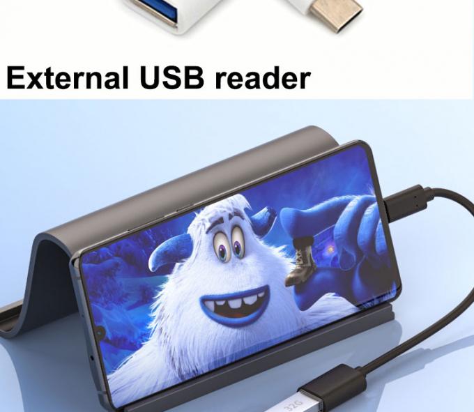 USB tipo C Maschio a USB 2.0 Un cavo di adattatore OTG femminile per telefono portatile 4