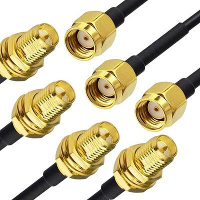 RG 174 SMA Maschio a SMA Femminile Jumper RF Adapter Connector Cavi coassiali