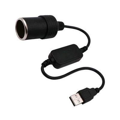 comprare USB A Maschio a 12v Car Cigarette Lighter Socket Female Power Converter Cable online manufacture
