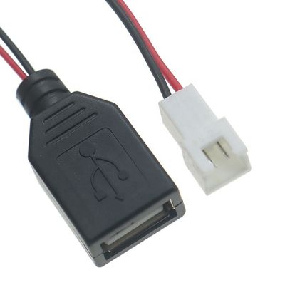 comprare USB tipo A femmina a JST XH 2.54 Pitch 2 Pin Female Socket Cable online manufacture
