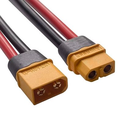 comprare 10AWG 12AWG Maschio a femmina XT60 XT60H Cable di estensione del connettore Adapter per la centrale elettrica a batteria RC pannello solare online manufacture