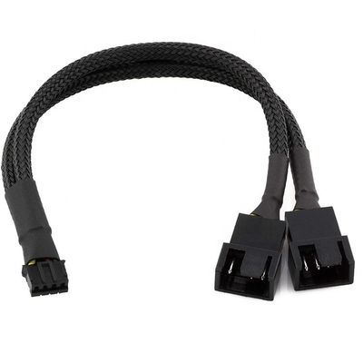 comprare Motherboard CPU 4 PIN Connector PC Case Controllo della temperatura Ventilatore di raffreddamento Y Splitter Estensione PWM Cavo online manufacture