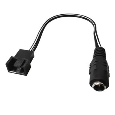 comprare 12V Femminile DC Plug to 3 4 Pin PC Case Fan Power PWM Adapter Extension Cable online manufacture