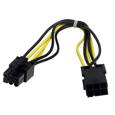 comprare PCI-E 6 pin a 6 pin GPU maschio a femmina ATX scheda grafica video PCIE PCI Express cavo di alimentazione online manufacture