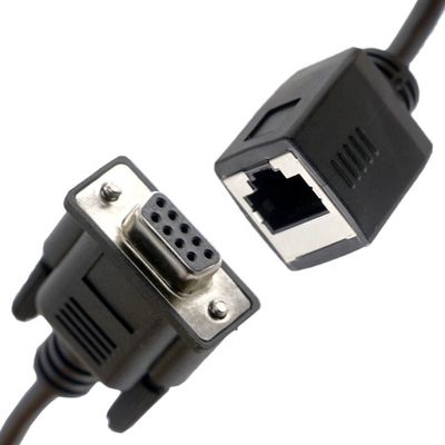 comprare DB9 Femminile RS232 in serie a RJ45 Femminile cavo di presa online manufacture
