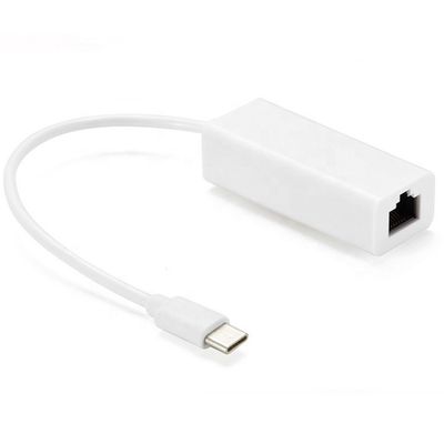 comprare Plug and Play 100Mbps Gigabit USB Tipo C a RJ45 Ethernet Lan Network Adapter per Computer portatili online manufacture