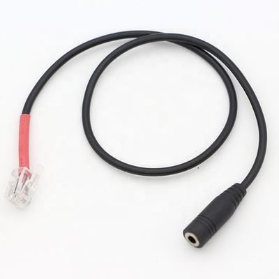 comprare RJ9 RJ10 a femmina 3.5mm CTIA Plug Audio Jack Headset Adapter Cable online manufacture
