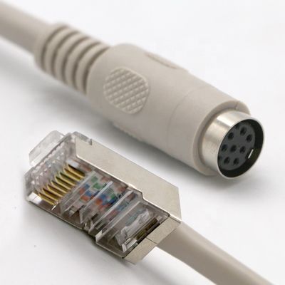 comprare 0.2M 0.5M 1M 2M 3M 5M 8 PIN Mini Din Femminile a RJ45 cavo di estensione online manufacture