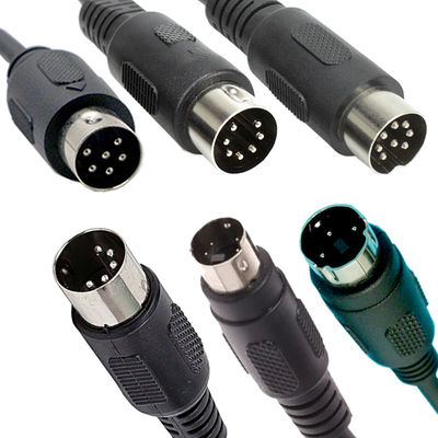 comprare OEM Factory S Video Audio Shield Maschio a Maschio Maschio Femminile 3 4 5 6 7 8 9 10 13 PIN MIDI DIN Cable di estensione online manufacture