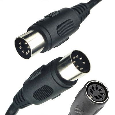 comprare Personalizzazione 1m 3m 5m maschio a maschio femmina 7 PIN DIN cavo di estensione online manufacture