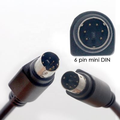 comprare Personalizzazione 1m 2m 3m Maschio a Maschio Femminile 6 Pin Mini DIN Cable di estensione online manufacture