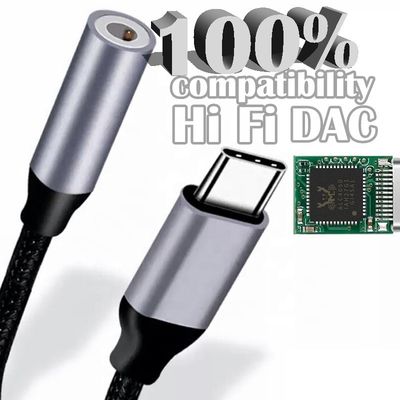 comprare Hifi DAC USB Tipo C a 3,5 mm Jack per cuffie Adaptore audio per Samsung Huawei Oneplus Meizu Google Oneplus online manufacture