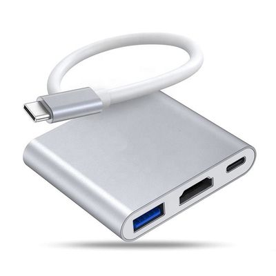 comprare 3 in 1 PD Carica 4K 1080P USB Tipo C OTG Docking Station Hub Adapter online manufacture