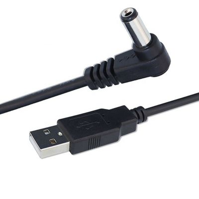 comprare Angolo di 90 gradi 5.5x2.1mm 5.5x2.5mm 1.35x3.5mm USB a 5V DC Jack Cable di carica online manufacture