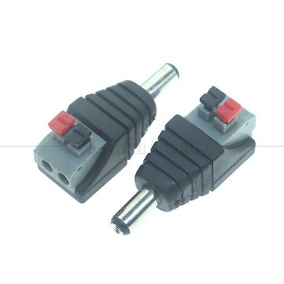 comprare 5V 12V pulsante di stampa senza saldatura DC 5.5*2.1mm maschio femmina Jack a 2p fili Cable Cable Connector per LED Strip Camera online manufacture
