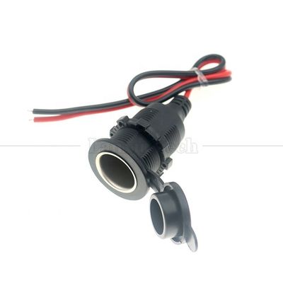 comprare Acqua resistente 12V 24V 16AWG DC auto accenditore di sigarette femminile presa di presa Adaptore di alimentazione cavo di estensione online manufacture