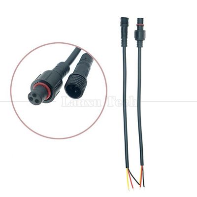 comprare IP67 IP68 maschio femmina 2 3 4 5 6 7 8 Pin M12 Cavo per LED online manufacture