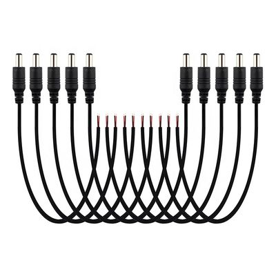 comprare DC 2.1x5.5mm Maschio Femminile Socket Barrel Connector per aprire il cavo di alimentazione DC Pigtail online manufacture