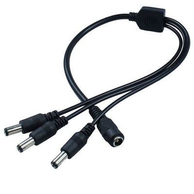 comprare 1 ingresso a 3 uscite 1 femmina a 3 maschi 5.5x2.1 mm cavo di alimentazione continua per la striscia a LED CCTV online manufacture