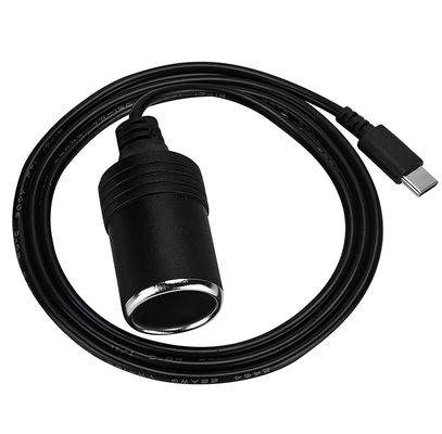 comprare PD carica 12v uscita USB tipo C maschio all' accenditore di sigarette femmina presa di presa cablo adattatore di alimentazione per auto online manufacture