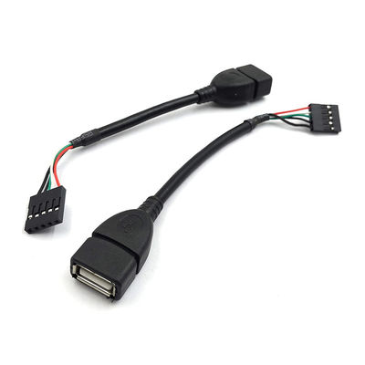 comprare Cable per scheda madre USB 2.0 tipo A femminile con intestazione a 5 pin Dupont Connector Wire online manufacture