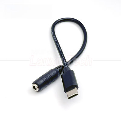 comprare Cable di estensione di carica di potenza da 5V tipo C a CC 3,5x1,35 mm 5,5x2,1 mm per ventole di lampadina da scrivania a LED online manufacture