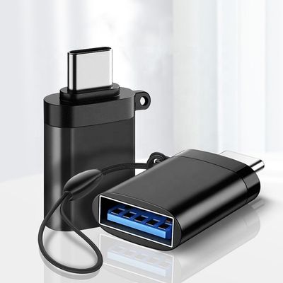 comprare Alta compatibilità Mini Lanyard Metal Shell OTG Tipo C 3.1 Maschio ad USB 3.0 Adapter femminile online manufacture