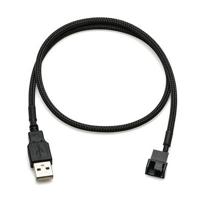 comprare USB intrecciato a 3 pin 4 pin Molex femminile PWM 5V Fann alimentazione Adapter connettore cavo per computer raffreddatore online manufacture