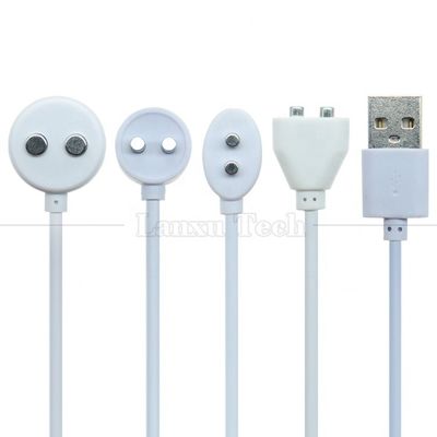 comprare 2 PIN USB Magnetico Spazzolino da denti elettrico Strumenti di bellezza per adulti Giocattoli sessuali Vibratore Cable caricabatterie online manufacture