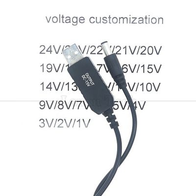comprare Voltaggio personalizzato 15V 12V 10V 9V 4V 3V USB a DC Micro Tipo C Cable di caricabatterie per router Camera Led Light Walkie Talkie GPS online manufacture
