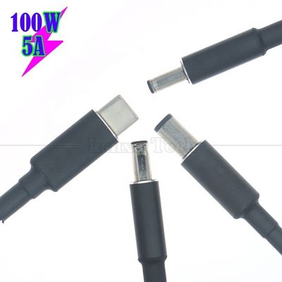 comprare 20V 5A 100W Dual E Mark Chip PD Carica USB Tipo C a DC Adaptore per cavo portatile per HP Asus Lenovo Dell online manufacture