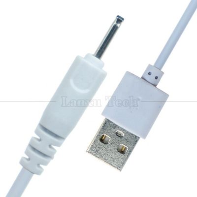 comprare Alta Qualità 0,5M 1M 2M 3M Bianco Nero DC 2.0 0,6 mm Caricabatterie Cavo USB per Vibratore online manufacture
