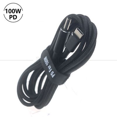 comprare Nylon intrecciato 100W 20V 5A PD Tipo C a DC 4.5x3.0 7.4x0.6 Adapter Cable di ricarica per HP Dell Lenovo Asus Acer Samsung Laptop online manufacture