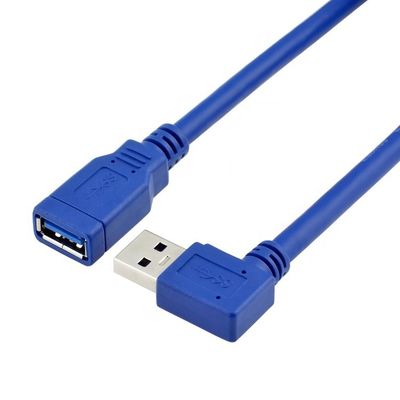 comprare Alta velocità 5Gbps 90 gradi angolo retto USB 3.0 Tipo A Maschio a femmina USB 3.0 cavo di estensione online manufacture