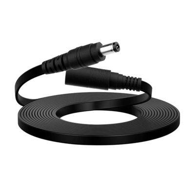1m 3m 5m 12V Maschio a Maschio Femmina Flat DC 5.5x2.1mm 5.5x2.5mm 3.5x1.35mm Cable di estensione di corrente Jack a canna per telecamera di sorveglianza LED