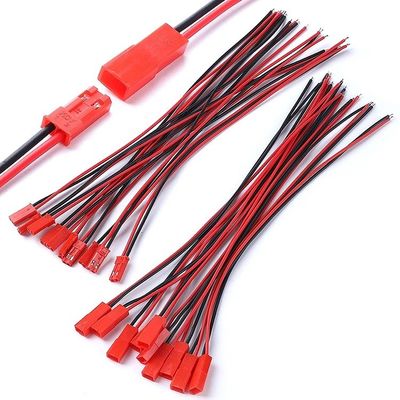 22AWG maschio femmina 2 PIN JST SYP RCY connettore a presa per il cavo a piombo per la batteria a strisce a LED